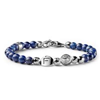 Bracciale Maria Cristina Sterling Uomo Word My Saint in Argento Pietre dure G2384 - G2384